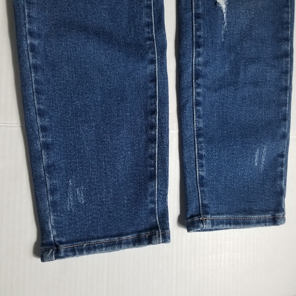 JUDY BLUE DISTRESS STRAIGHT LEG RAINBOW JEANS SIZE 3/26 - Picture 13 of 16